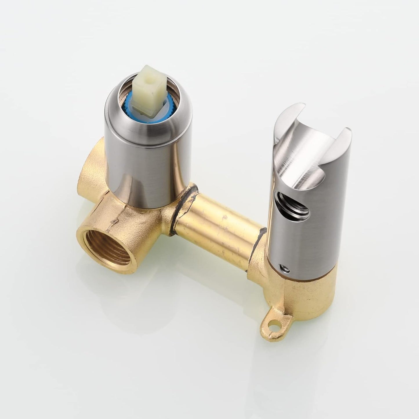 Tecmolog Stainless Steel Bathroom Bidet Sprayer Set Concealed Bidet Sprayer for Toilet Hot and Cold Handheld Cloth Diaper Sprayer Kit