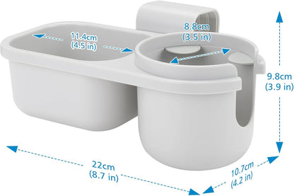 Accmor Child Cup Holder Snack Tray for Convertible Car Seats, Universal Child Cup Holder Compatible with Most Baby Car Seat Models