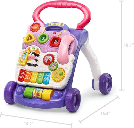 VTech Sit-to-Stand Learning Walker (Frustration Free Packaging), Lavender