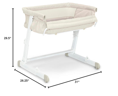 Delta Children - babyGap Whisper Bedside Bassinet, Oatmeal