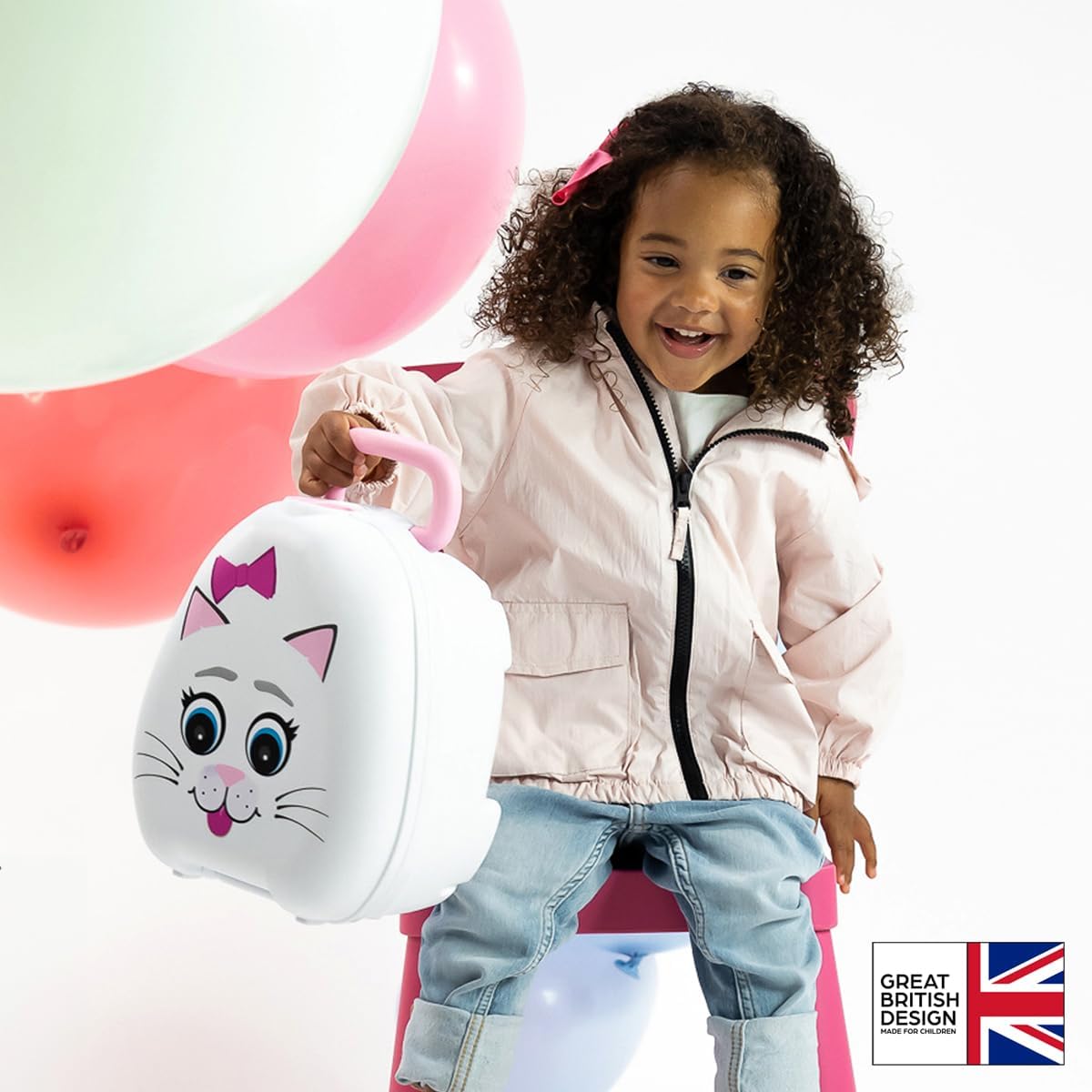 My Carry Potty - Ladybug Travel Potty, Award-Winning Portable Toddler Toilet Seat for Kids to Take Everywhere