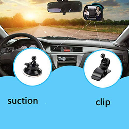 Baby Car Mirror Safety Car Seat Mirror for Rear Facing Infant Wide Adjustable 360 Degree View,Shatterproof,Fully Assembled, Crash Tested