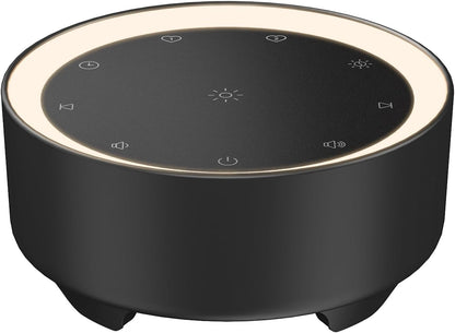 Kipcush White Noise Machine for Sleeping, 20 Soothing Sounds Including White Pink Brown Noise, Fan and Nature, Custom Shortcut Buttons, Dimmable Night Light, 8 Hour Timer, USB Powered