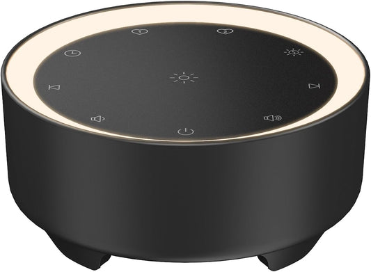 Kipcush White Noise Machine for Sleeping, 20 Soothing Sounds Including White Pink Brown Noise, Fan and Nature, Custom Shortcut Buttons, Dimmable Night Light, 8 Hour Timer, USB Powered