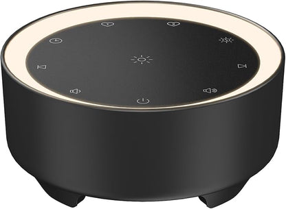 Kipcush White Noise Machine for Sleeping, 20 Soothing Sounds Including White Pink Brown Noise, Fan and Nature, Custom Shortcut Buttons, Dimmable Night Light, 8 Hour Timer, USB Powered