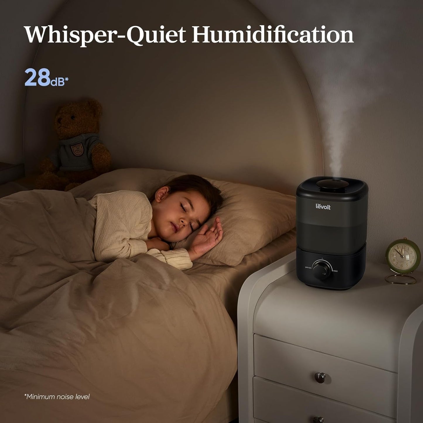 LEVOIT Dual 200S Smart Humidifiers for Bedroom, Top Fill, Customize Humidity for Home, Baby Nursery & Plants with Humidistat, Essential Oil Diffuser, Schedule, Timer, APP & Voice Control, 3L, Blue