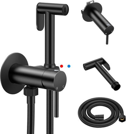 Arofa Handheld Bidet Sprayer for Toilet - 2 Pack Bidets Faucet for Existing Toilets Cloth Diaper Jet Sprayer, Stainless Steel Muslim Shower with Bidet Hose for Feminine Wash