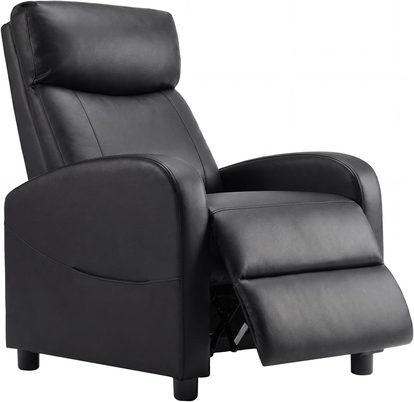 Sweetcrispy Recliner Chair, 360 Swivel Rocker Chair for Adults, Glider Rocker Recliners, Nursery Chairs for Living Room, High Back, Upholstered Deep Seat, Classical Brown