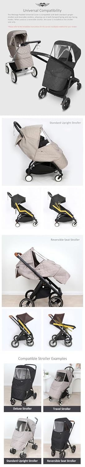 Manito Castle Alpha Stroller Weather Shield (Navy)
