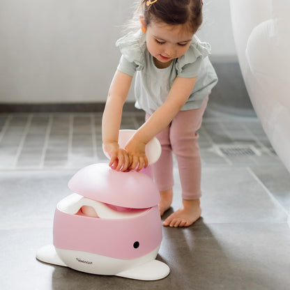 Kindsgut Whale Potty Training Toilet – Ergonomic Toddler Potty for Boys & Girls, Designed in Germany, Non-Slip & Easy Clean, Pigeon Blue
