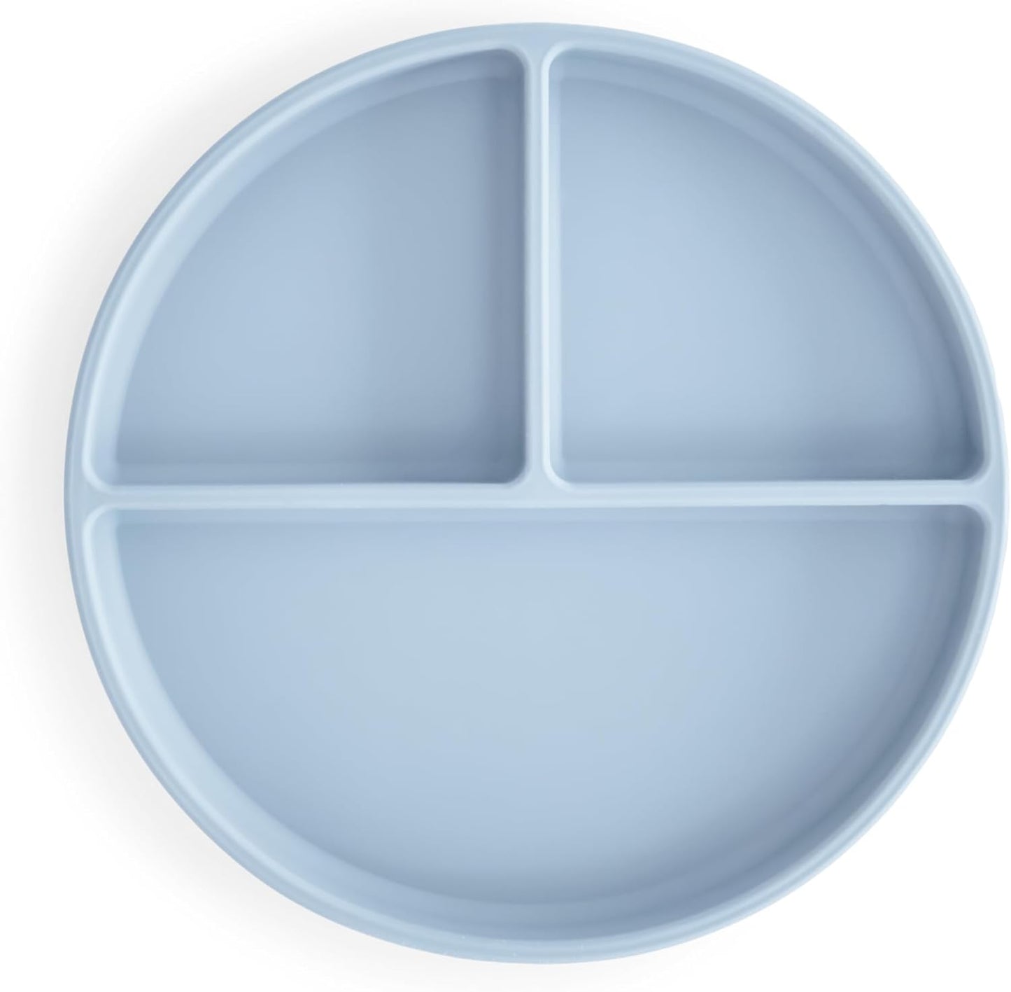 mushie Silicone Suction Plate | BPA-Free Non-Slip Design (Soft Lilac)