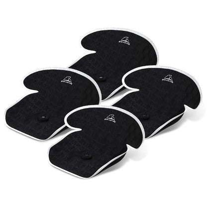 Bear and Care - Piddle Pads - Strollers, Bouncers & Car Seat Pad, Waterproof & Machine-Washable Cover on Car Potty for Toddler Toilet Training (Black, Pack of 2)