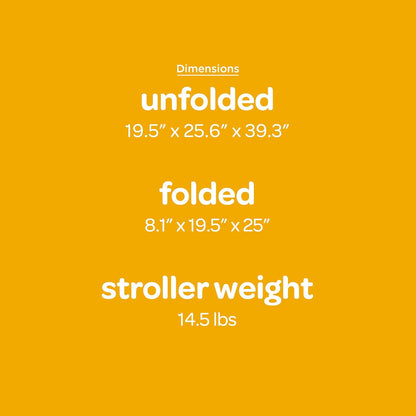 Larktale Chit Chat | Lightweight Compact Stroller for Babies & Toddlers 6 Months & Up | Best Travel Stroller | One-Handed Steering & Easy Fold, Longreef Navy