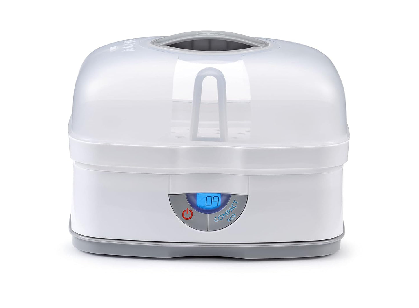 Chicco 3-in-1 Modular Electric Steam Sterilizer for Baby Bottles, Feeding Accessories, and More | Eliminates 99.9% of Germs | 3 Configurations | Automatic Shut-Off and Quiet Operation