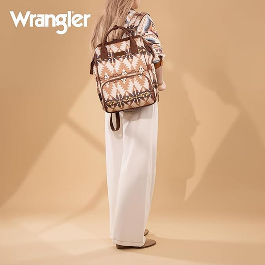 Wrangler Callie Diaper Bag Backpack with Stroller Straps Multifunction Baby Travel Bag WG2210-9110TN