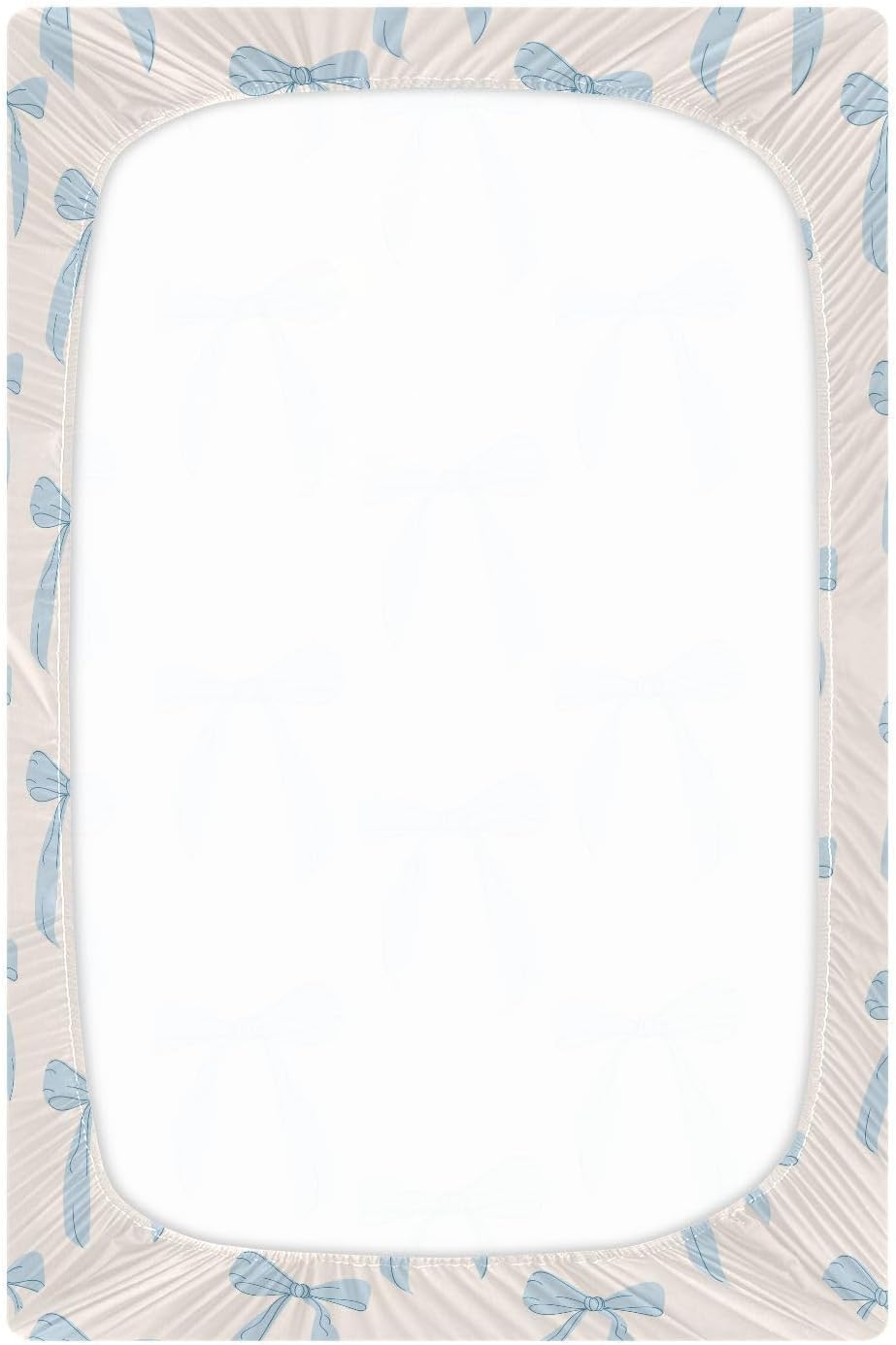 Fitted Crib Sheets Cactus and Floral Stretchy Portable Playard Sheets for Baby Toddler, Breathable Soft Mini Crib Mattress 52 x 28 in for Boys and Girls