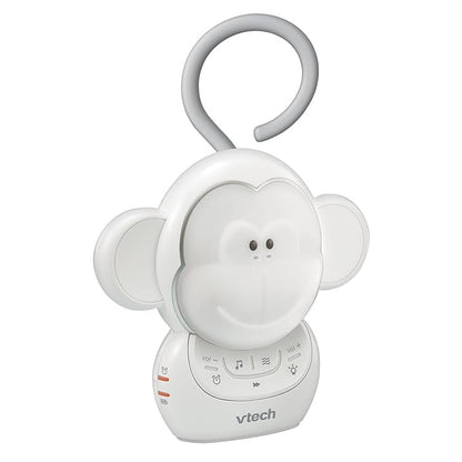 VTech Communications BC8211 Myla The Monkey Baby Sleep Soother with a White Noise Sound Machine Featuring 5 Soft Ambient Sounds, 5 Calming Melodies & Soft-Glow Night Light, 1 Count (Pack of 1)