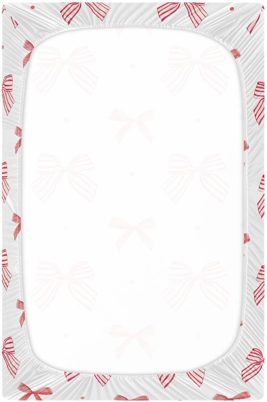 Fitted Crib Sheets Cactus and Floral Stretchy Portable Playard Sheets for Baby Toddler, Breathable Soft Mini Crib Mattress 52 x 28 in for Boys and Girls