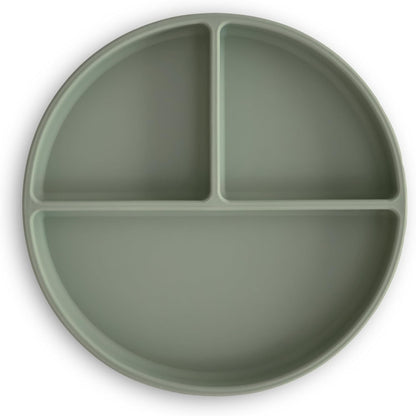 mushie Silicone Suction Plate | BPA-Free Non-Slip Design (Soft Lilac)