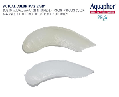Aquaphor Baby Healing Ointment (14 Oz) + 3-in-1 Diaper Rash Cream (3.5 Oz), Hypoallergenic and Fragrance Free Skin Care Set for Babies