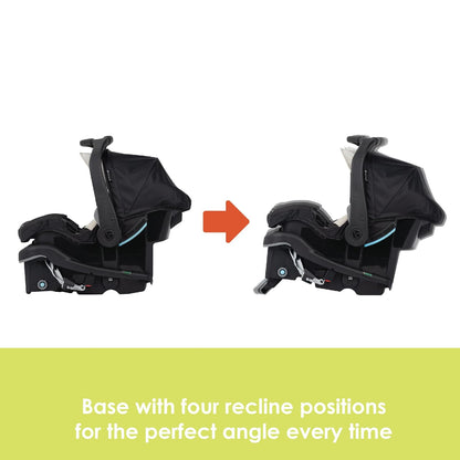 Baby Trend Tango PRO Travel System with Secure-Lift Infant Car Seat, Dash Black