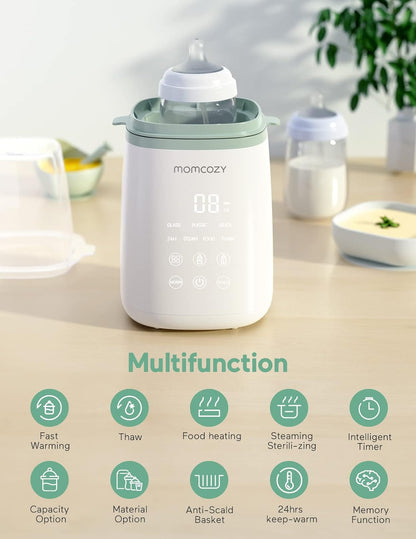 Momcozy 3 Layers Large Bottle Sterilizer and Dryer & Momcozy Bottle Warmer