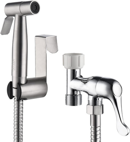 Bidet Sprayer for Toilet & Cloth Diaper Sprayer - Handheld Non-Electric Shower Nozzle for Gentle & Thorough Cleaning