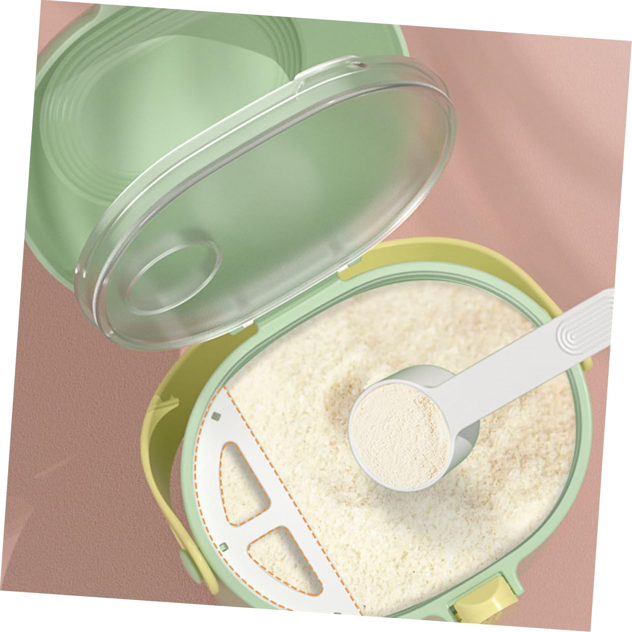 KESYOO Large Capacity Travel Formula Container Milk Storage Box Sealed Milk Powder Container