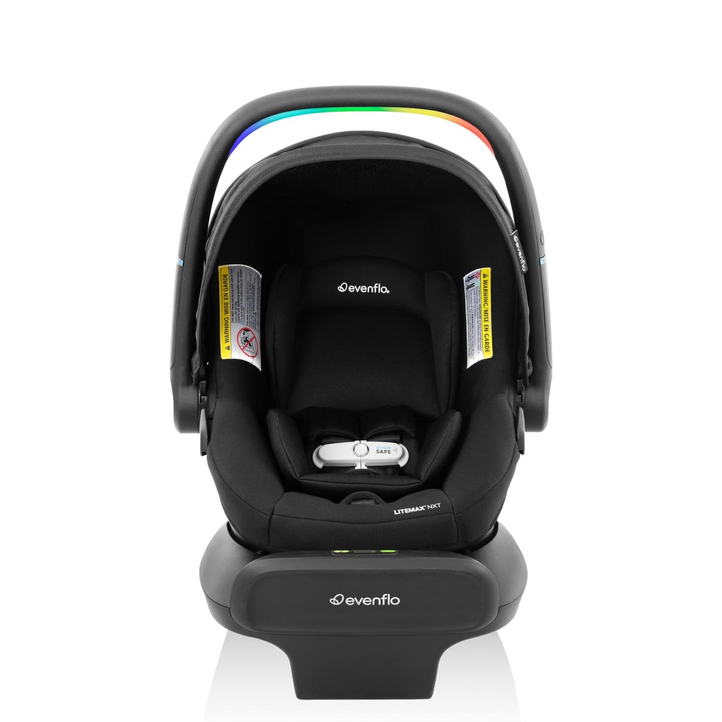 Evenflo Shyft Intuiti Travel System with Revolve180 LiteMax™ NXT Rotating Rear-Facing Lightweight Preemie and Infant Car Seat 3-30 lbs. (Amaranth Pink)