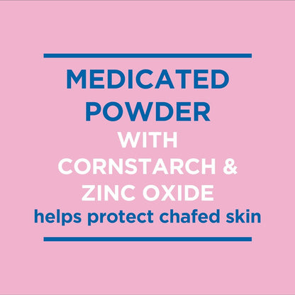 Caldesene Medicated Protecting Body Powder with Zinc Oxide and Cornstarch, Talc-Free Baby Powder Soothes & Protects, 5 Oz.