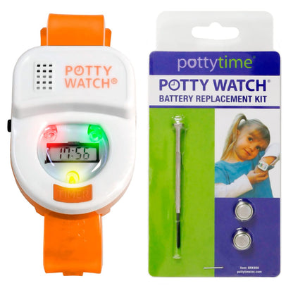 Potty Watch for Kids Potty Training - Potty Training Watch with 3 Fun Flashing Lights and Music - Water-Resistant Watch - Potty Watch Remind Kids Every 30, 60 or 90 Minutes - Pink