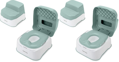Ingenuity Prepare to Potty 3-in-1 System - Potty Training Toilet, Topper, Step Stool, Easy Setup, for Toddlers Ages 18 Months+