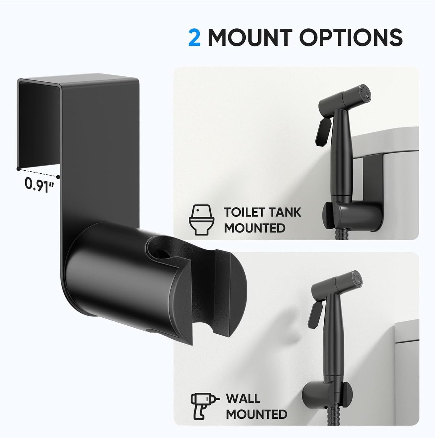 Handheld Toilet Bidet Sprayer for Toilet-Adjustable Water Pressure Control with Bidet Hose for Feminine Wash, Stainless Steel Brushed Nickel Bidet Faucet Cloth Diaper for Baby Wash, Gold