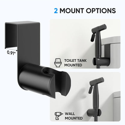 Handheld Toilet Bidet Sprayer for Toilet-Adjustable Water Pressure Control with Bidet Hose for Feminine Wash, Stainless Steel Brushed Nickel Bidet Faucet Cloth Diaper for Baby Wash, Gold