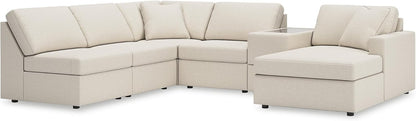 Signature Design by Ashley Modmax Coastal Press-Back Swivel Glider Rocker Recliner with Machine Washable Cover, Hidden Storage Compartments and 2 Bolster Pillows, Beige - Colors A