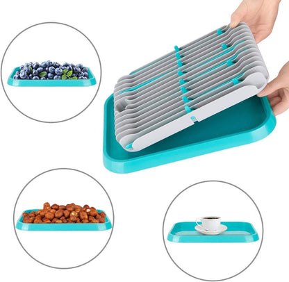 Baby Bottle Drying Rack with Bottle Cleaning Brush Set/Plastic Bag and Bottle Dryer - Drying Rack and The Planet Folds for Easy Storage