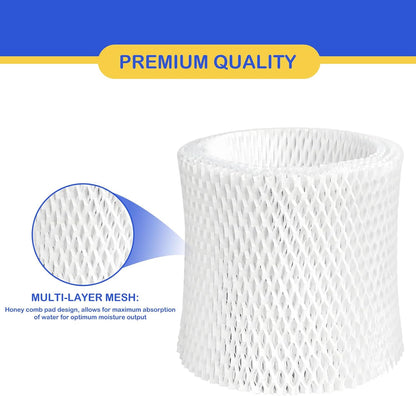 Humidifier Wicking Filter Replacement 2.0 Compatible with Canopy Bedside and Nursery Humidifier 2.0, Wood Pulp & Paper Filter, 5 Pack (Blue)