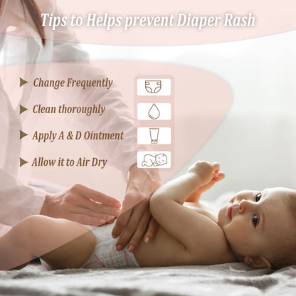 A and D Ointment by Sion Biotext Baby Diaper Rash Vitamin A + D Cream for Dry Skin, Cuts, Burns Soothing Baby Care Medical Moisturizer + First Aid. (1 Tube 4oz)