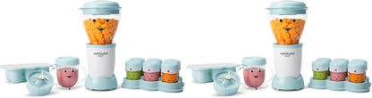 NutriBullet NBY-50100 Baby Complete Food-Making System, 32-Oz, White, Blue, Clear