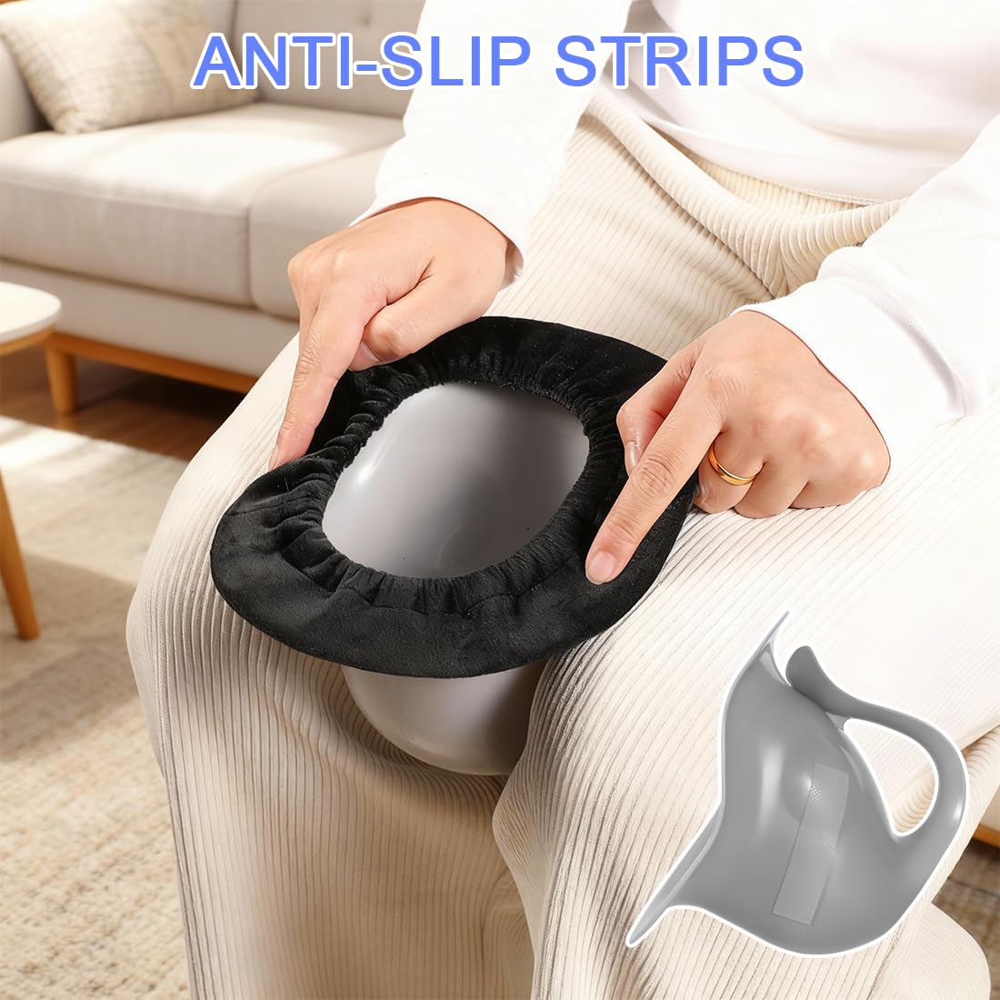 Newborn Baby Potty Toddler Potty Training Toilet for Diaper Free with Soft Covers Anti Slip Stickers Baby Elimination Communication for Boys & Girls