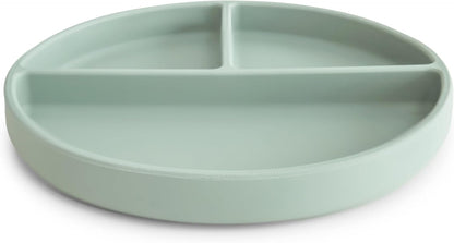 mushie Silicone Suction Plate | BPA-Free Non-Slip Design (Soft Lilac)
