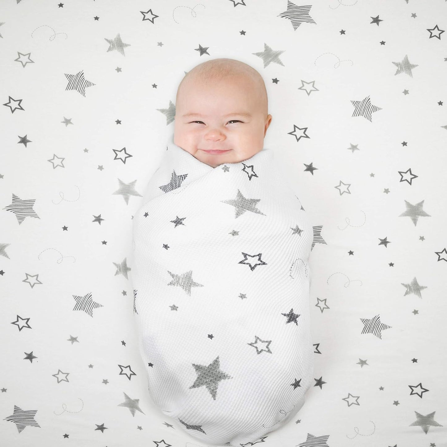 American Baby Company 100% Natural Cotton Fitted Pack and Play Sheet 39" x 27" - Soft & Breathable Pack N Play Sheet for Playpen, Playard & Mini Crib Mattress, Navy Whale, for Boys & Girls