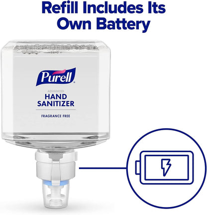 PURELL ES8 Automatic Hand Sanitizer Dispenser with Energy-on-the-Refill, White, for 1200 mL PURELL ES8 Hand Sanitizer Refills (Pack of 1) - 7720-01