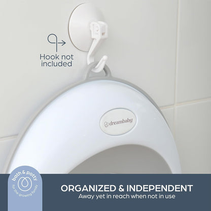 Dreambaby Non-Slip Potty Training Seat, Soft & Comfortable, Easy to Clean, Travel-Friendly, for Toddler Boys and Girls, Fits Round & Oval Toilets