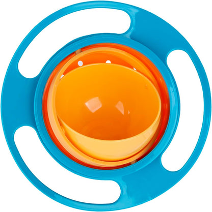 Berry President Baby Bowls with Suction Base, Spill-Proof Lid, Temperature-Sensing Spoon, Binaural Design Bowl for Babies Kids children Toddlers, First Stage Self Feeding (Pack of 3)
