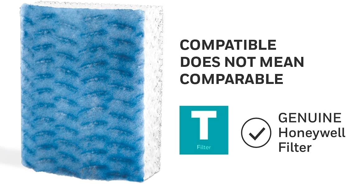 Honeywell Replacement Wicking Filter T, 3 pack, white, 3 Count