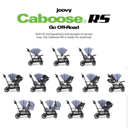 Joovy Caboose LX Tandem Stand-on Stroller, Black
