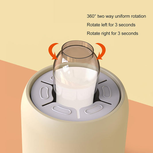 Automatic Baby Formula Mixer, Electric Milk Shaker Low Noise, USB Charging, 3 Mixing Modes for Infant Feeding to Avoid Lumpy Reduce Bubbles