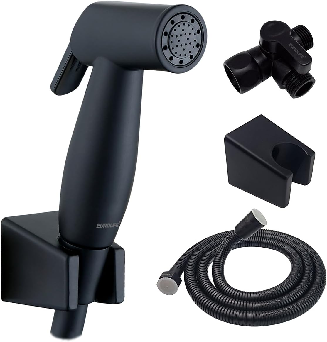 Handheld Bidet Sprayer for Toilet, Lockable Push Button, ABS Bidet Sprayer Set with Hose & T-Valve, Easy Install - Niken Color