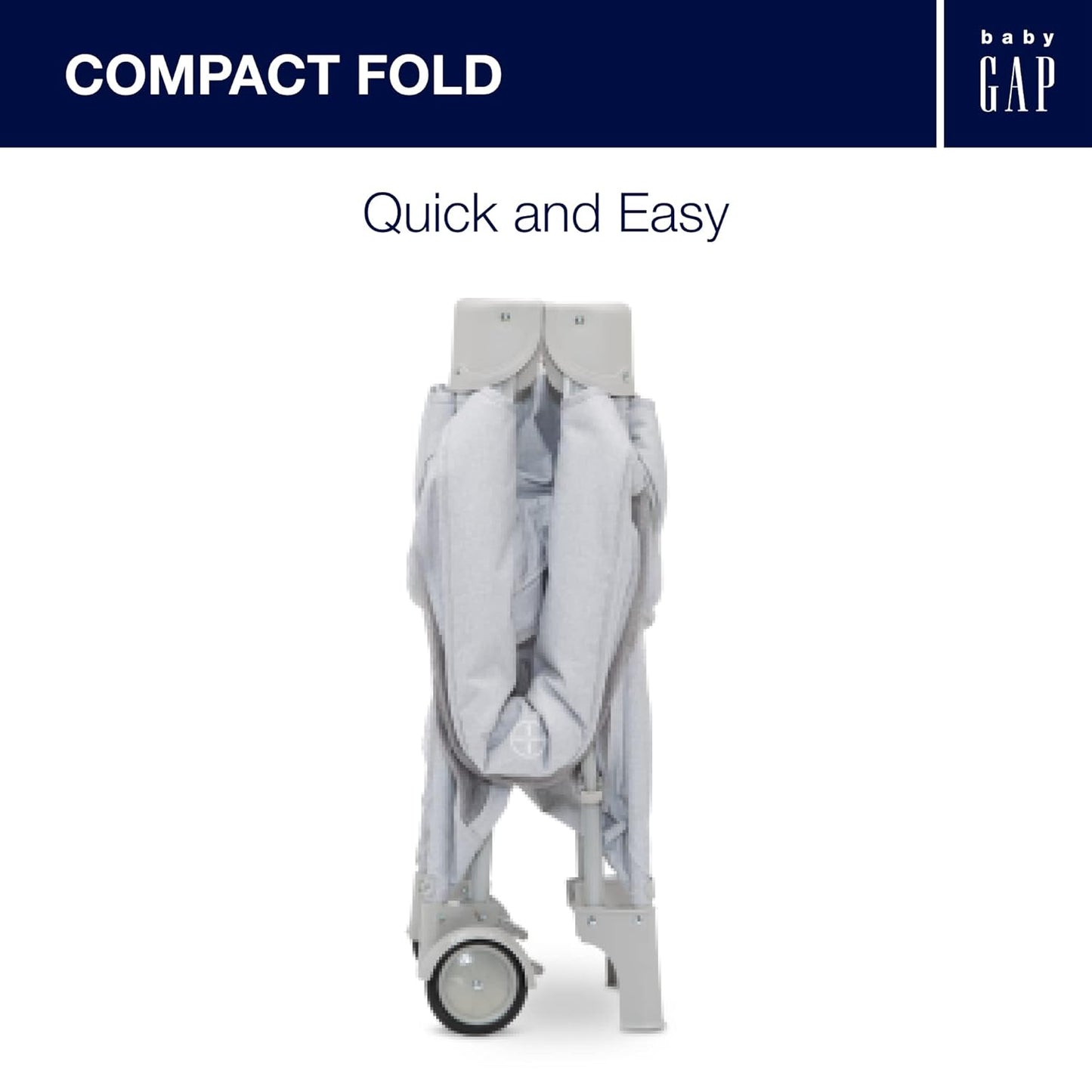 GAP babyGap Deluxe Play Yard, Grey Stripes